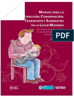 Manual Extraccion Conservacion Leche Materna