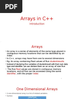 Ch1 - Arrays in C++