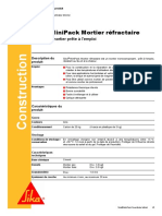 PDS Sika MiniPack Feuerfester Moertel FRCH