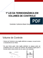 1 Lei Da Termodinâmica em Volumes de Controle