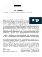 High-Resolution Continuum Source AAS: The Better Way to Perform Atomic Absorption Spectrometry