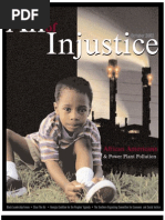Air of Injustice African Americans and Power Plant Pollution