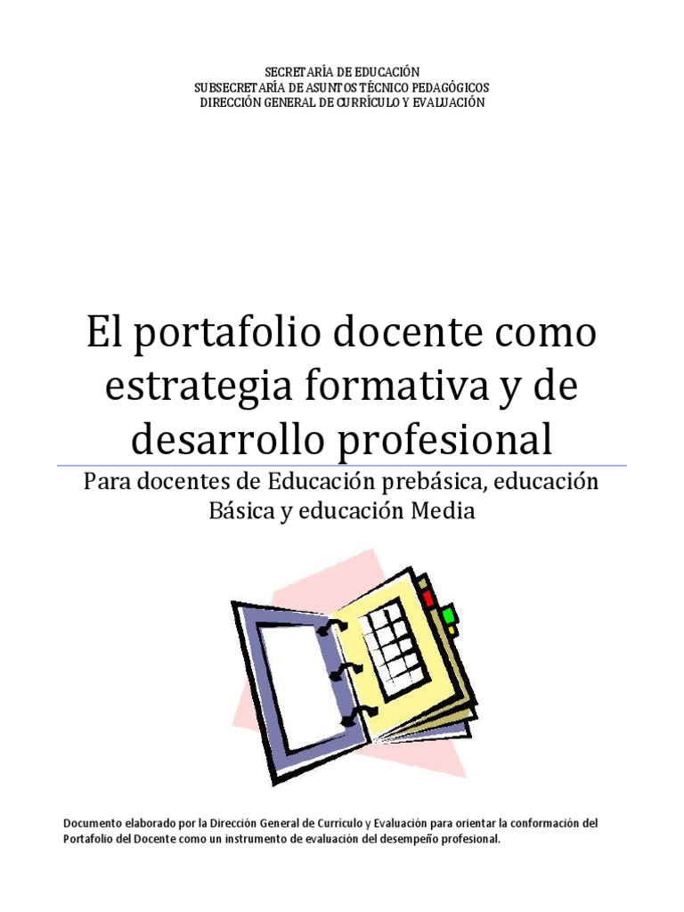 El Portafolio Docente PDF | PDF | Maestros | Plan de estudios