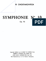 Sinfonia 10 - Full Score PDF