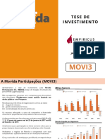 50-Tese de Investimento Para o Ipo de Movida Movi3