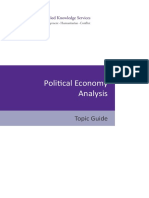 Political Economy Analysis - Topical Guide