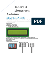 Calculadora Hecha Con Arduino