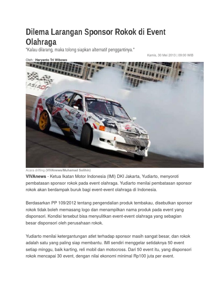 APMI: Larangan Sponsor Rokok Ancam Industri Musik