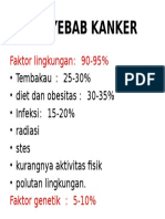 Penyebab Kanker