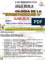 Clase 01 Tesis Ii 2016 - Ii PDF