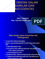 Obat Obatan Dalam Kehamilan Dan Teratonitas