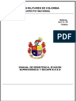 Ejercito Colombia 59 Manual de Evasion Resistencia Y Supervivencia PDF