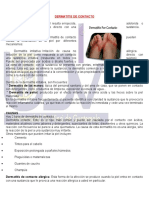 Dermatitis de Contacto