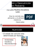 Nutrición y Desnutrición en Pediatria