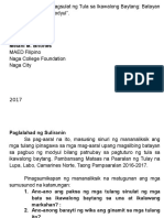 Antas NG Wika Sa Pagsulat NG Tula Sa Ikawalong Baytang