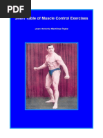 Short Table of Muscle Control Exercises - The Maxalding