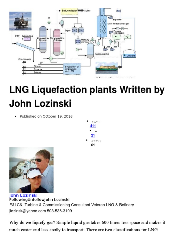 Overview of LNG Liquefaction Plants | PDF | Liquefied Natural Gas ...