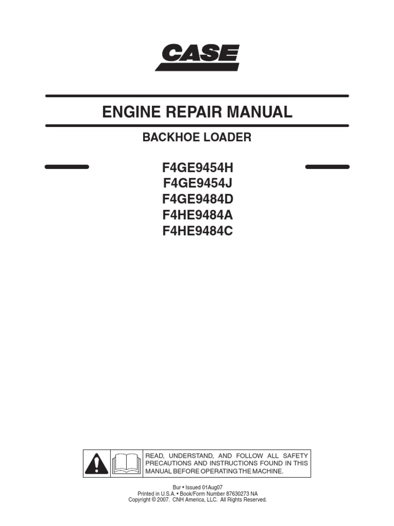 Iveco F4ge N Series Engine Technical Repair Manual