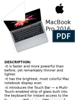 MacBook Pro 2016 Fast Powerful Retina Display