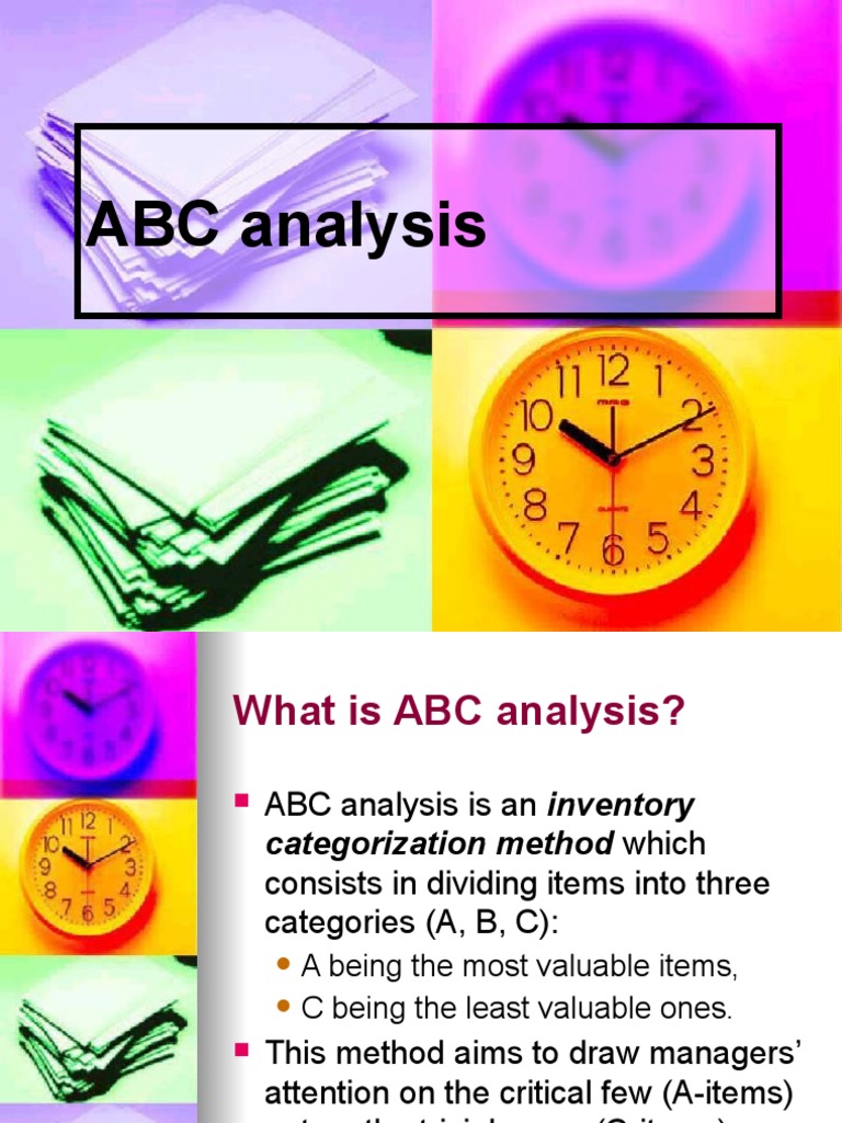 Understanding ABC Analysis in Inventory | PDF | Inventory | Procurement