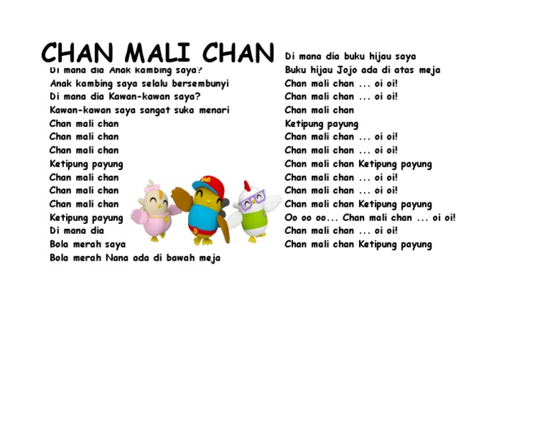 Di Mana Dia Anak Kambing Saya | PDF