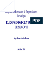 El Emprendedor y Su Plan de Negocio