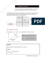 Coordinate Geometry: Distance Between Two Points