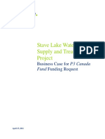 Stave Lake Water and Supply and Treatment Project Business Case - April 15, 2011 PDF