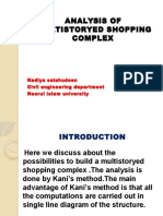 Analysis of Multistory Shopping Complex