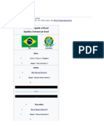 Brazil: Federative Republic of Brazil
