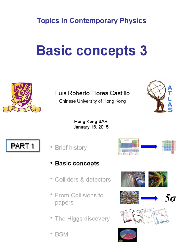 Basic Concepts 3: Topics in Contemporary Physics | PDF | Scientific ...