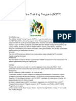 National Service Training Program