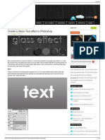 Create A Glass Text Effect in Photoshop WebGurus Design BL
