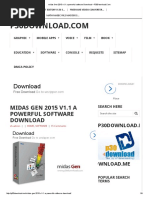 Download Midas Gen 2015 v11 a Powerful Software Download  P30Download by mb5bariya SN338463250 doc pdf