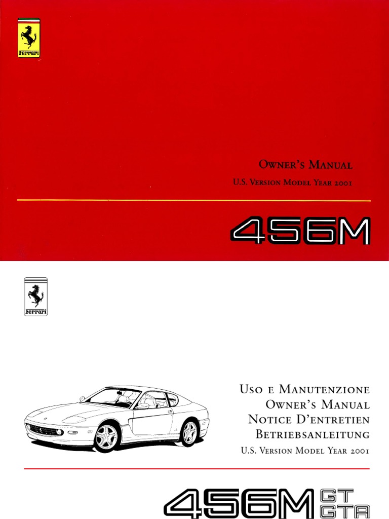 Owners Manual 456M 2001 US, PDF, National Highway Traffic Safety  Administration