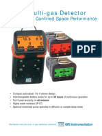 GFG G450 Confined Space Gas Detector Alkaline Version
