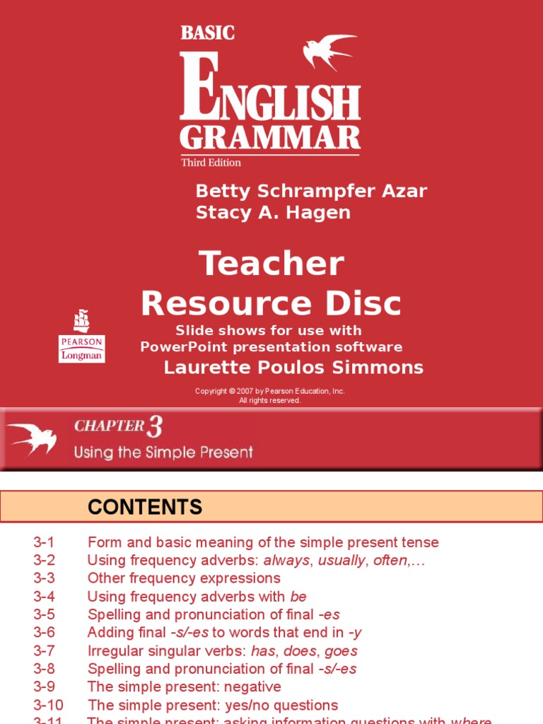 Basic Simple Present Tense 3 | PDF | Morphology | Linguistics