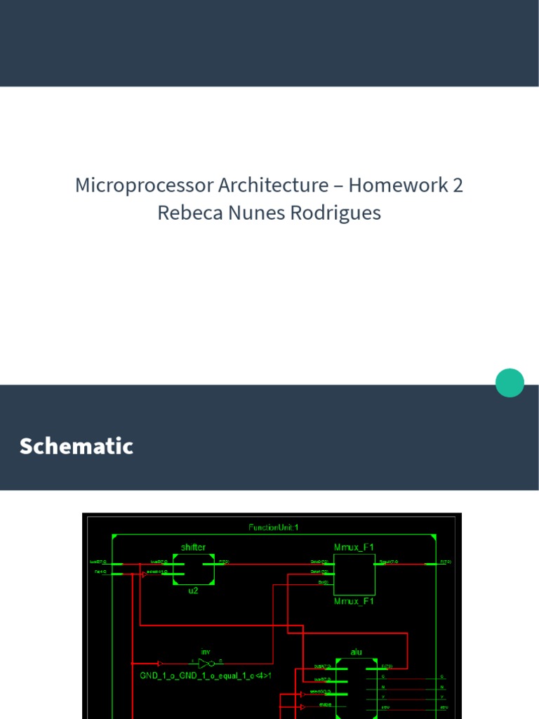 Microprocessor Architecture HW2 | PDF | Electronic Circuits ...