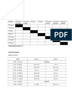 Futsal tournament schedule and teams