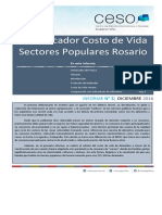 Informe Costo de Vida Diciembre Sectores Populares Rosario