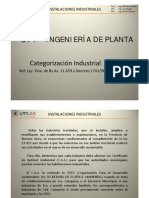 1 - 3 Ingeniería de Planta - Categorización Industrial (NCA)