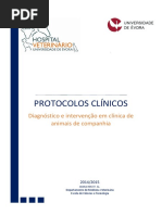 ____Protocolos Clínicos - Diagnóstico e Intervenção Em Clínica de Animais de Companhia