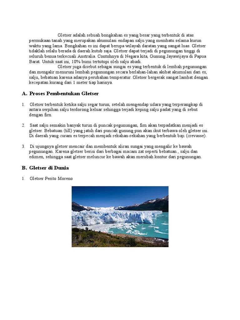 Gletser | PDF