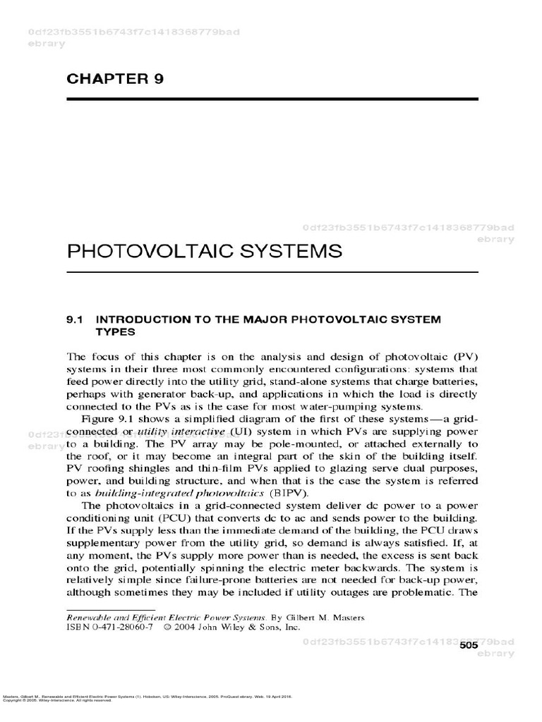 Renewable energy intelligence overview