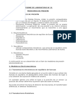 Informe de Lab. de Ing. Mecánica I N°01