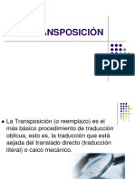 TRANSPOSICIÓN