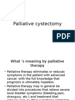 Palliative Cystectomy