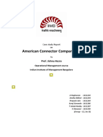 Group 12 - American Connector Company Case Solution