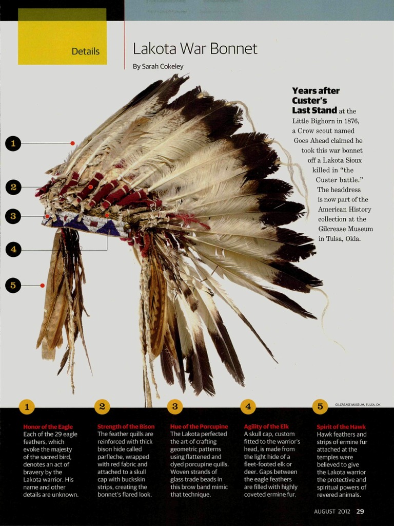 Lakota War Bonnet | PDF | Siouan Peoples | First Nations