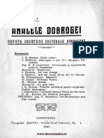 Analele Dobrogei, 1920, nr1 PDF